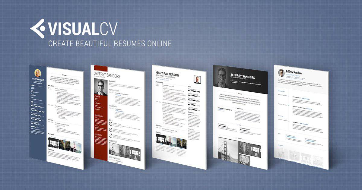 visualcv resume builder